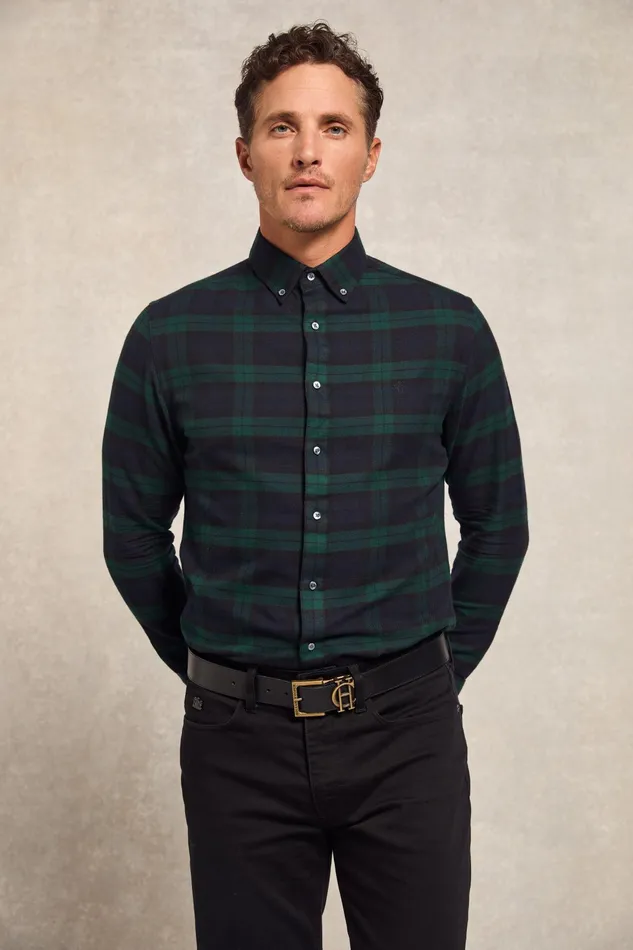Holland Cooper Classic Button Down Shirt Blackwatch Men Shirts
