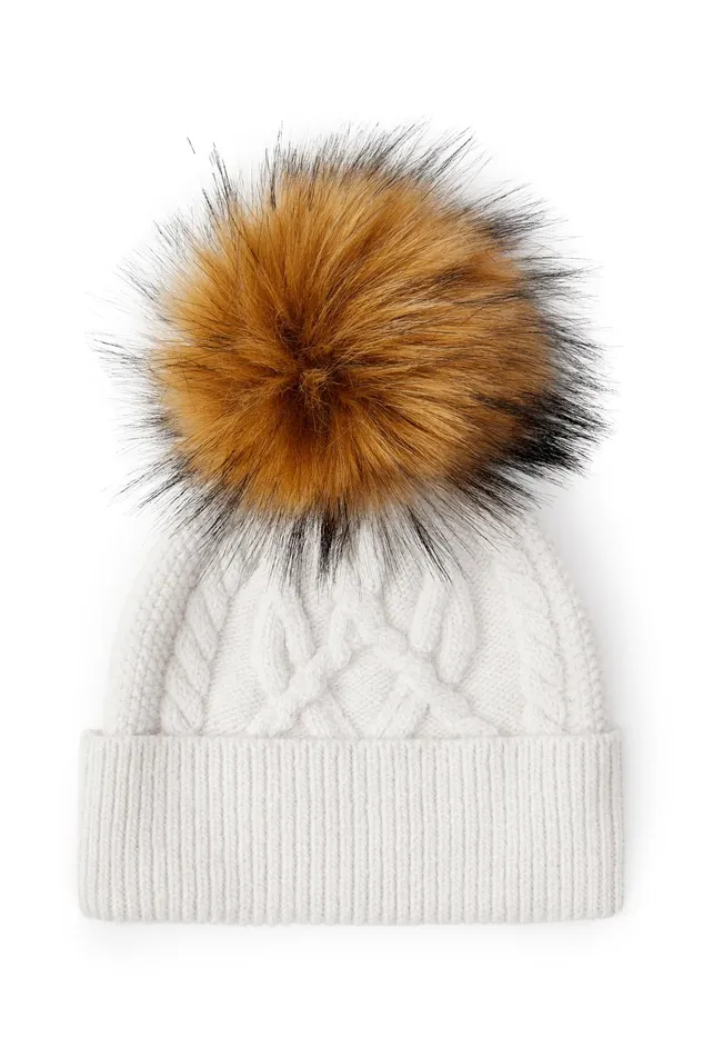 Holland Cooper Cortina Bobble Hat Oatmeal Women Hats and Headbands Holland Cooper Cortina Bobble Hat Oatmeal Women Hats and Headbands