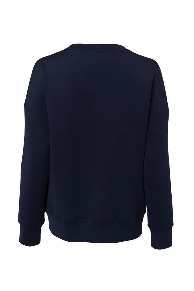 Holland Cooper Crystal Crew Neck Sweat Ink Navy Women Hoodies and Sweatshirts