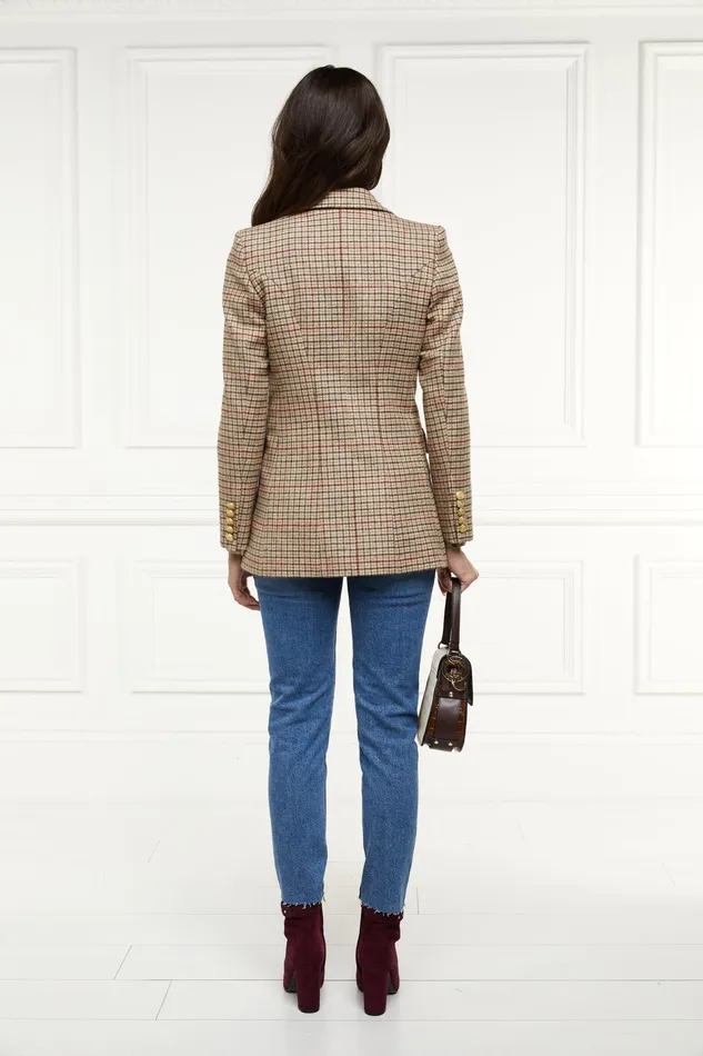 Holland Cooper Double Breasted Blazer Charlton Tweed Women Tailoring