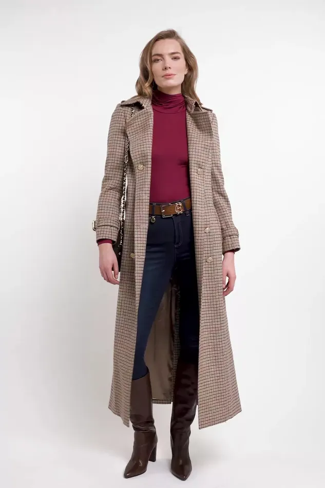 Holland Cooper Essential Roll Neck Wine Women Tops