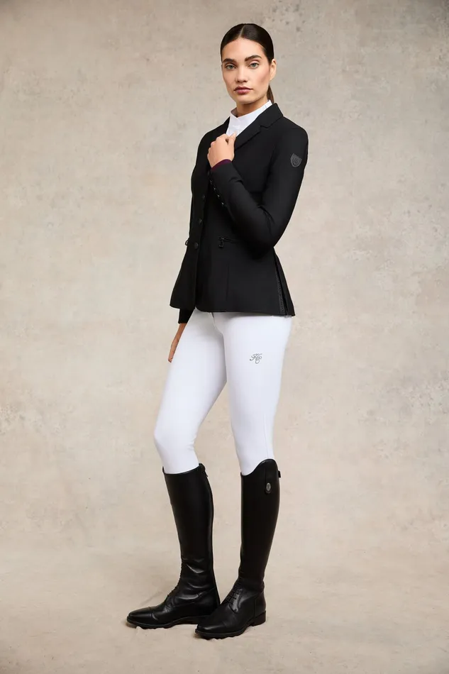Holland Cooper Gatcombe Long Sleeve Show Shirt White Women Base Layers