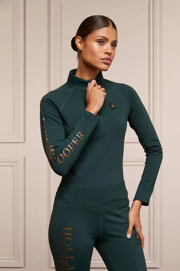 Holland Cooper Halcot Thermal Base Layer Petrol Women Base Layers Holland Cooper Halcot Thermal Base Layer Petrol Women Base Layers