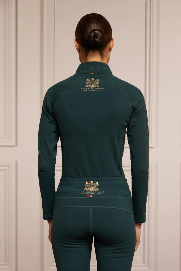 Holland Cooper Halcot Thermal Base Layer Petrol Women Base Layers Holland Cooper Halcot Thermal Base Layer Petrol Women Base Layers