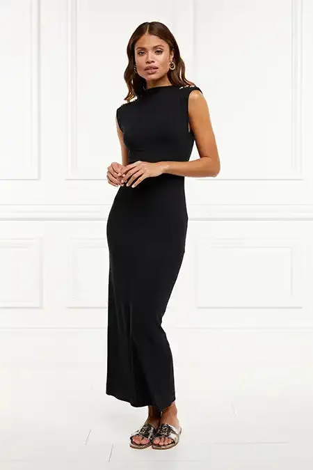 Holland Cooper Harper Maxi Dress Black Women Dresses Holland Cooper Harper Maxi Dress Black Women Dresses