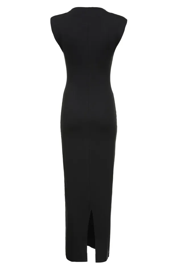 Holland Cooper Harper Maxi Dress Black Women Dresses Holland Cooper Harper Maxi Dress Black Women Dresses