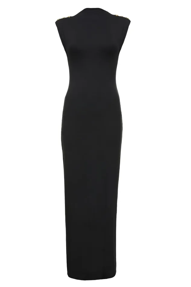 Holland Cooper Harper Maxi Dress Black Women Dresses Holland Cooper Harper Maxi Dress Black Women Dresses