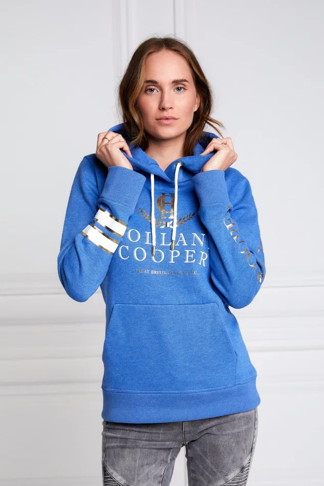 Holland Cooper HC Heritage Hoodie Cobalt Women Hoodies