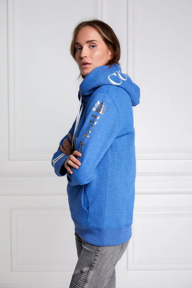 Holland Cooper HC Heritage Hoodie Cobalt Women Hoodies