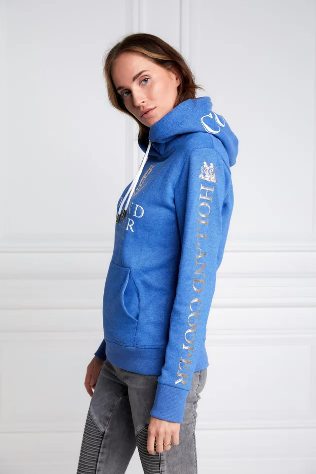 Holland Cooper HC Heritage Hoodie Cobalt Women Hoodies