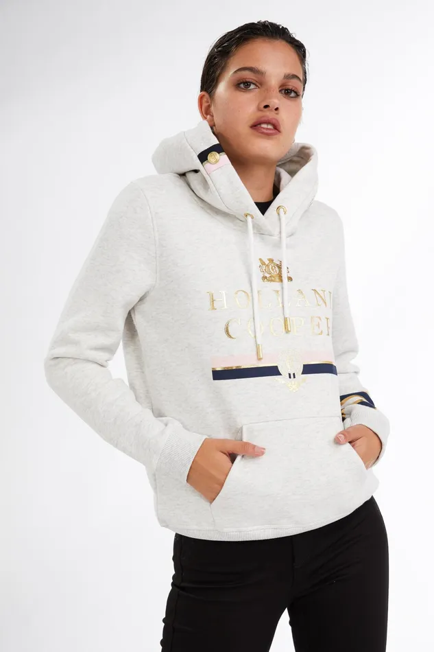 Holland Cooper HC Heritage Hoodie Grey Women Hoodies