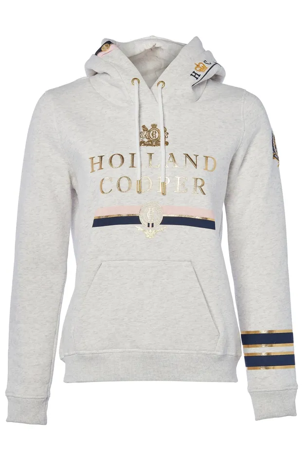 Holland Cooper HC Heritage Hoodie Grey Women Hoodies