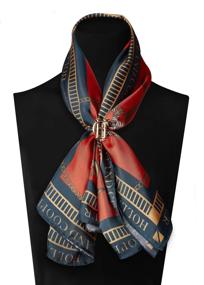 Holland Cooper HC Scarf Ring Gold Women Scarves Holland Cooper HC Scarf Ring Gold Women Scarves