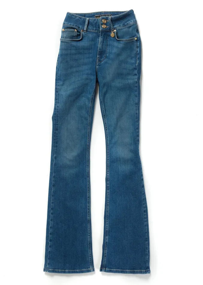 Holland Cooper High Rise Flared Jean Denim Women Jeans