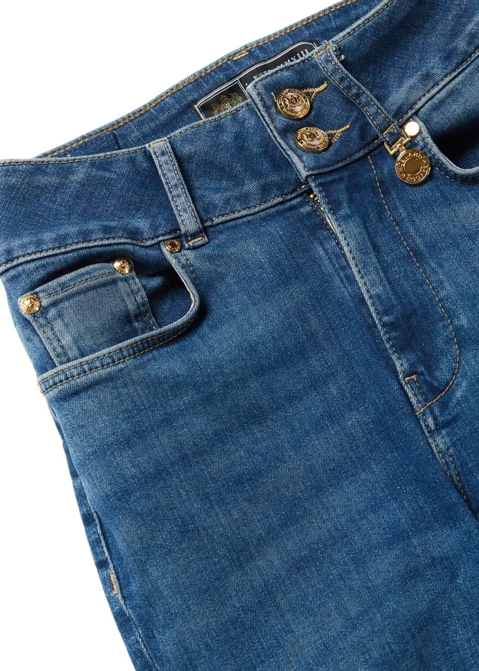 Holland Cooper High Rise Flared Jean Denim Women Jeans