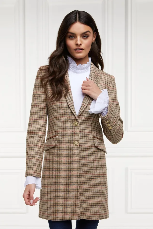 Holland Cooper Highgrove Coat Charlton Tweed Women Tailoring