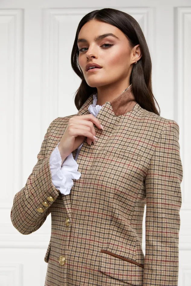 Holland Cooper Highgrove Coat Charlton Tweed Women Tailoring