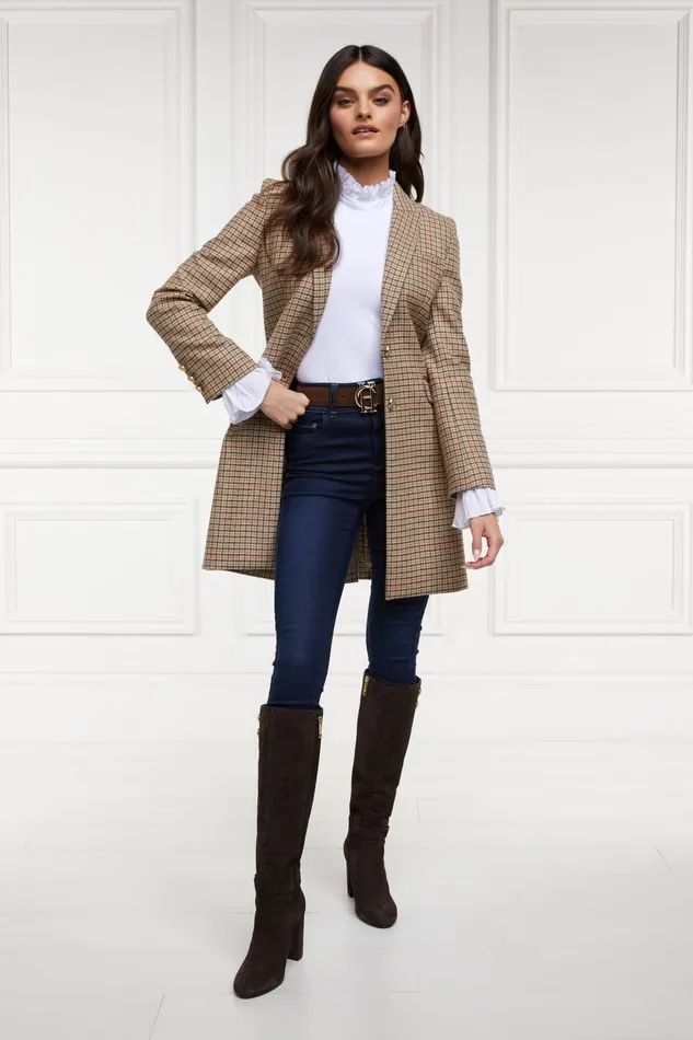 Holland Cooper Highgrove Coat Charlton Tweed Women Tailoring