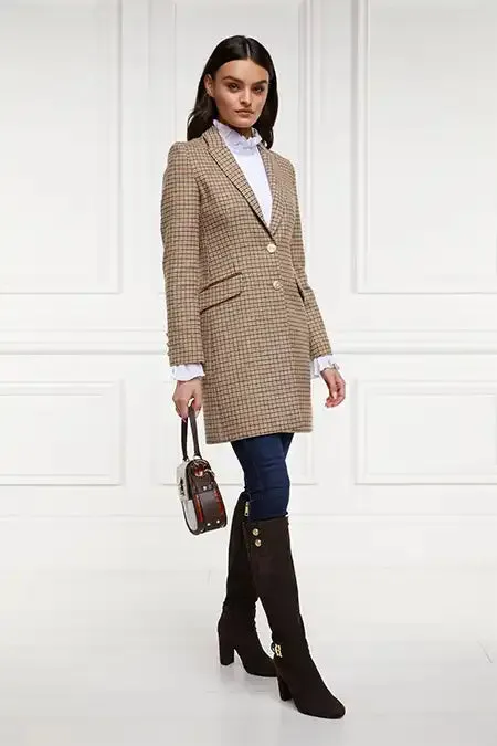 Holland Cooper Highgrove Coat Charlton Tweed Women Tailoring