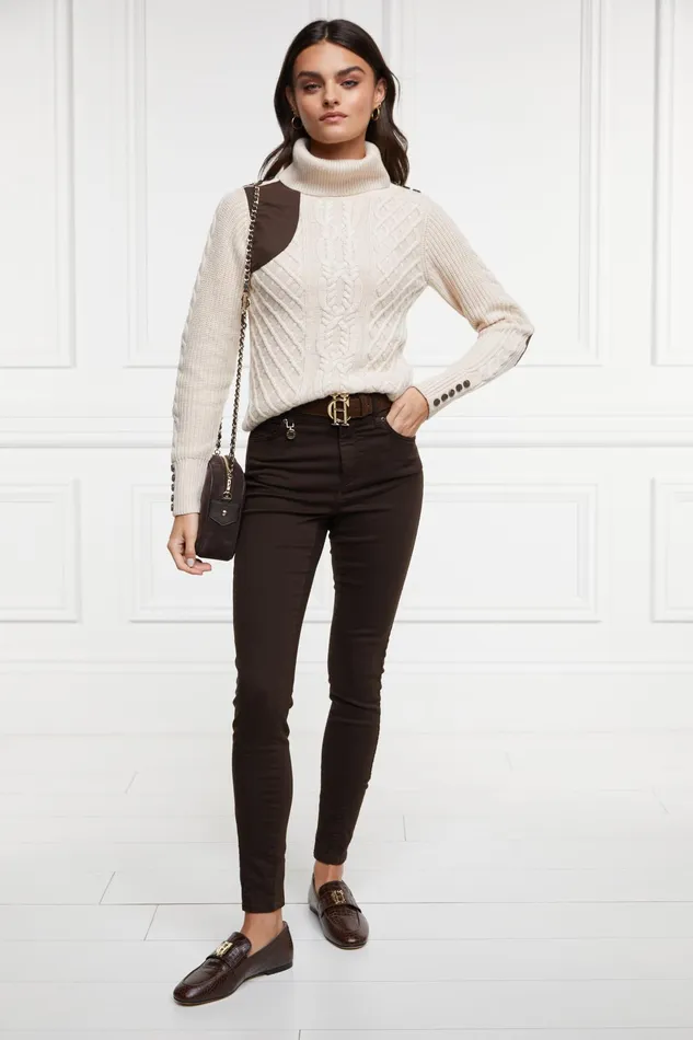 Holland Cooper Jodhpur Jean Chocolate Women Jeans