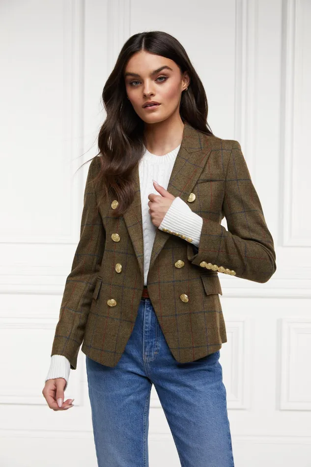 Holland Cooper Knightsbridge Blazer Glen Green Women Tailoring