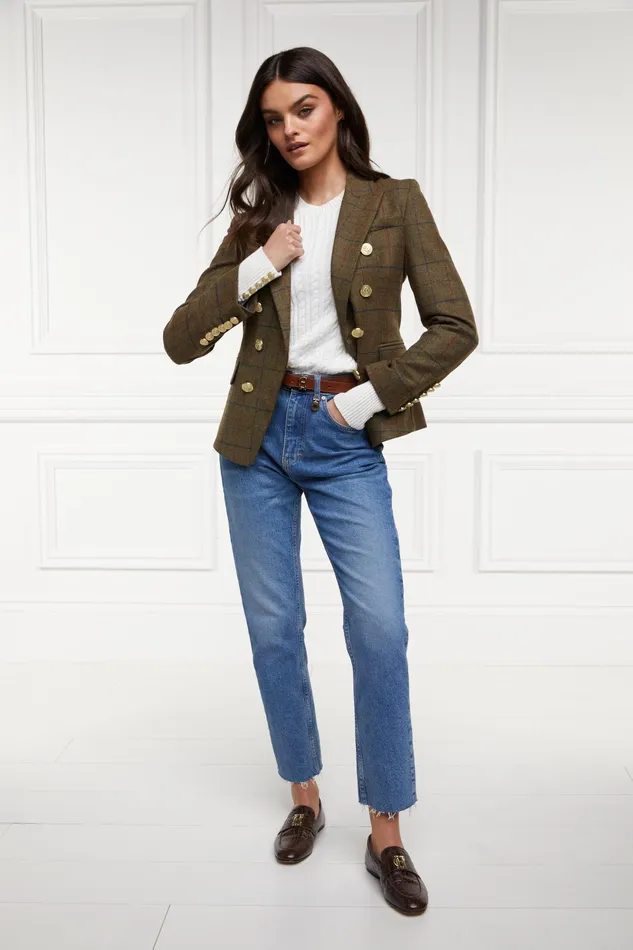 Holland Cooper Knightsbridge Blazer Glen Green Women Tailoring