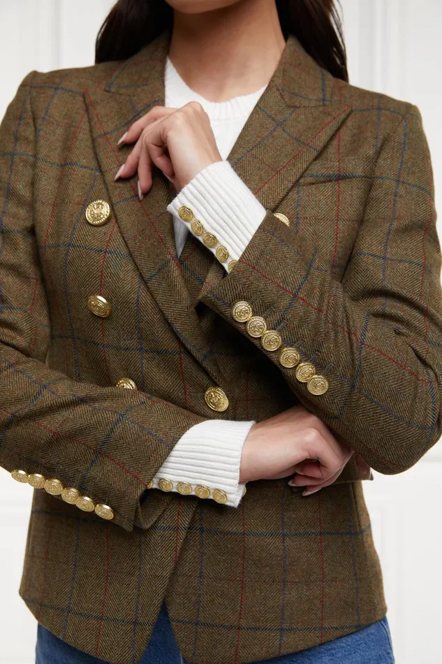 Holland Cooper Knightsbridge Blazer Glen Green Women Tailoring