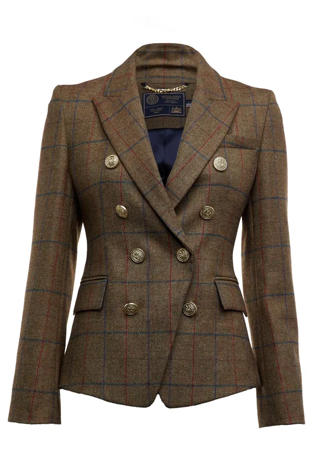 Holland Cooper Knightsbridge Blazer Glen Green Women Tailoring