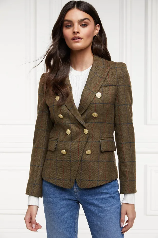 Holland Cooper Knightsbridge Blazer Glen Green Women Tailoring