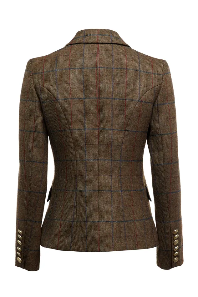 Holland Cooper Knightsbridge Blazer Glen Green Women Tailoring