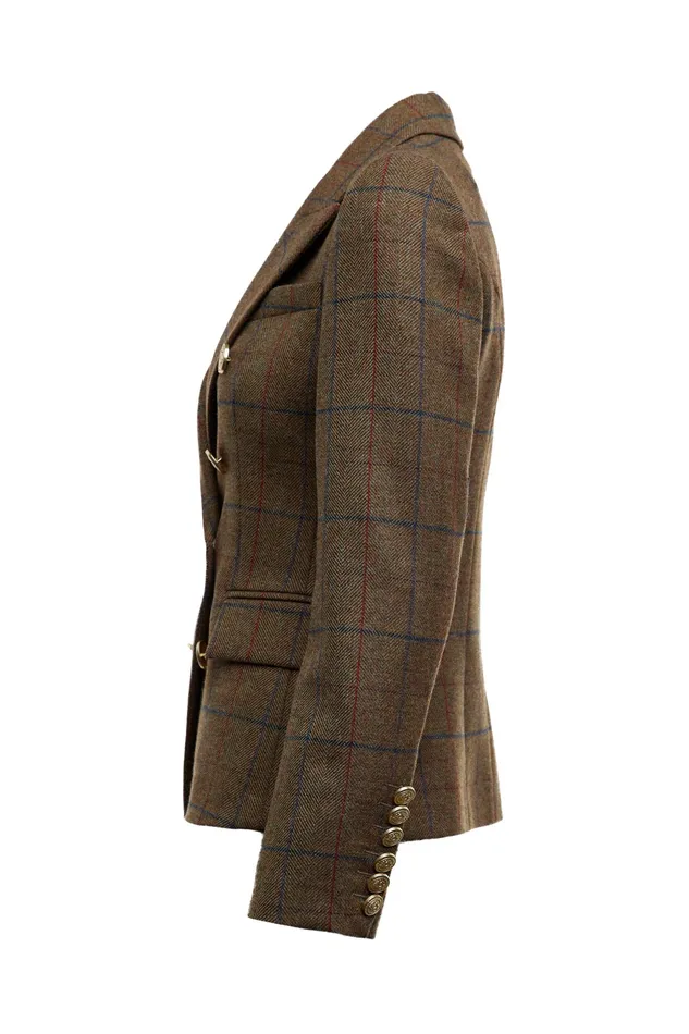Holland Cooper Knightsbridge Blazer Glen Green Women Tailoring