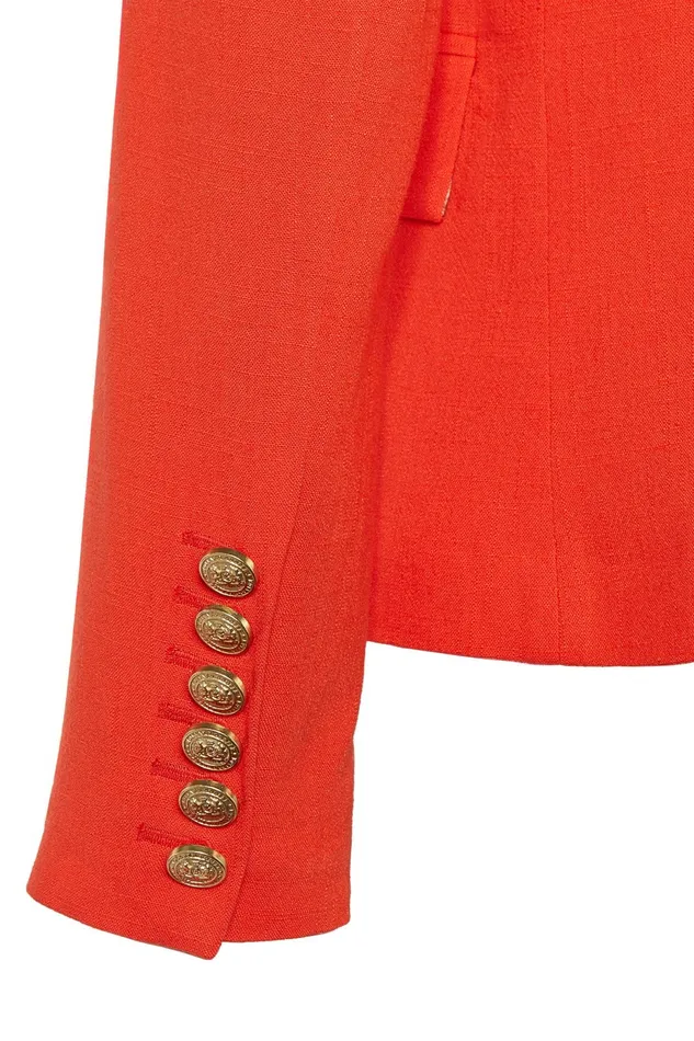 Holland Cooper Knightsbridge Blazer Neroli Linen Women Blazers