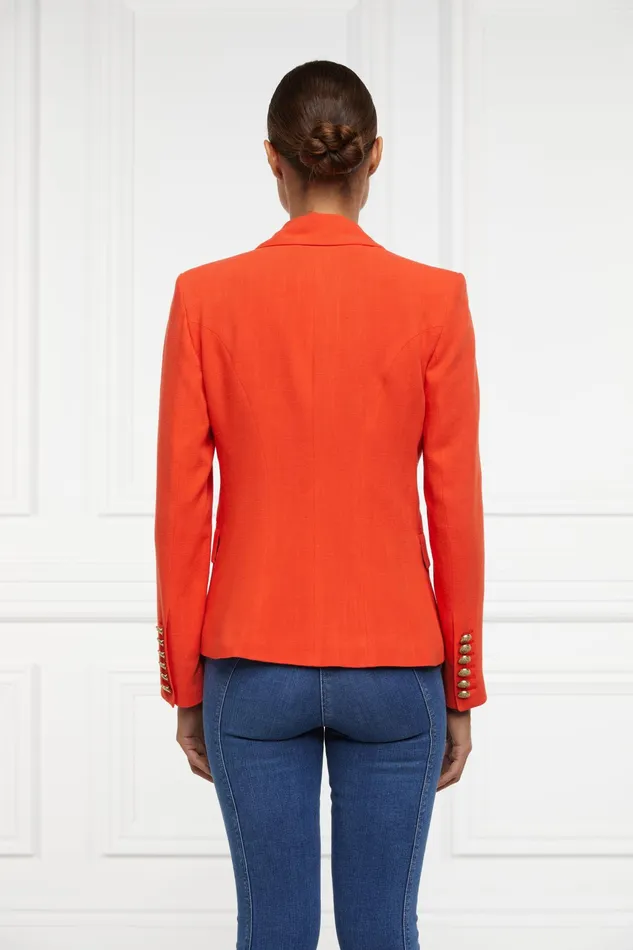 Holland Cooper Knightsbridge Blazer Neroli Linen Women Blazers