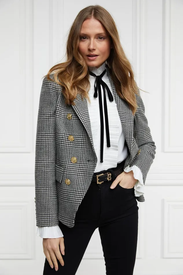 Holland Cooper Knightsbridge Blazer Pow Mono Women Tailoring