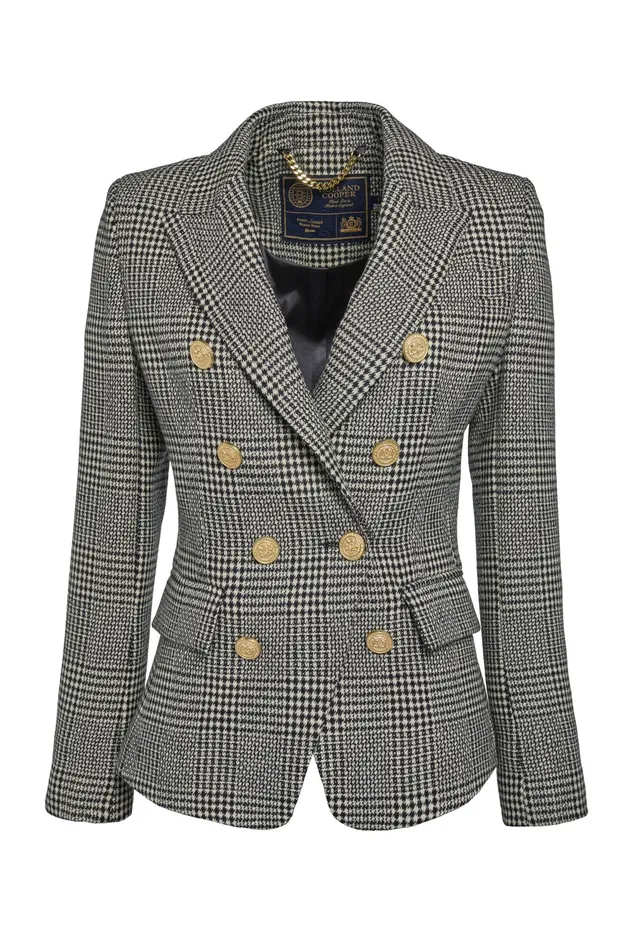Holland Cooper Knightsbridge Blazer Pow Mono Women Tailoring