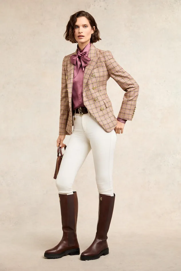 Holland Cooper Knightsbridge Blazer Sudeley Pink Women Tailoring