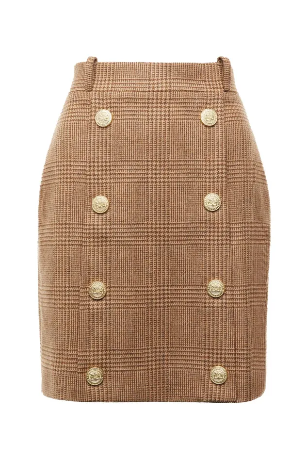Holland Cooper Knightsbridge Skirt Tawny Women Tailoring
