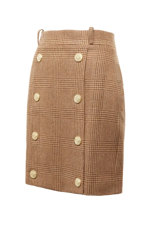 Holland Cooper Knightsbridge Skirt Tawny Women Tailoring