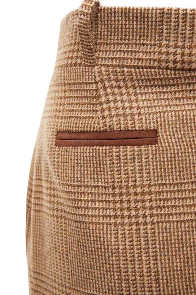 Holland Cooper Knightsbridge Skirt Tawny Women Tailoring