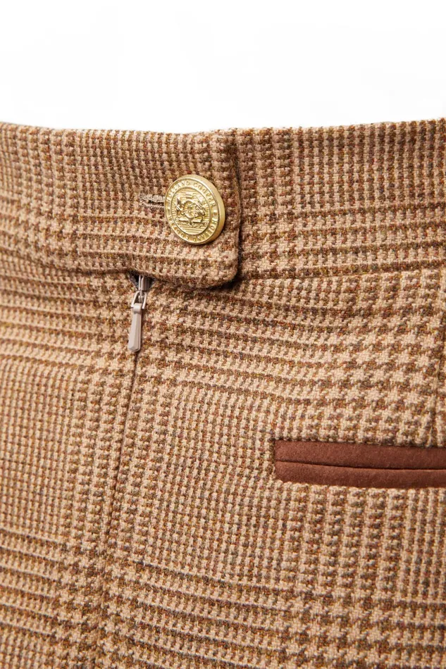 Holland Cooper Knightsbridge Skirt Tawny Women Tailoring