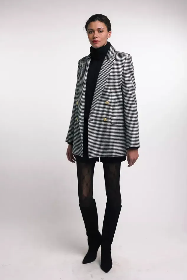 Holland Cooper Lucia Roll Neck Knit Black Women Knitwear