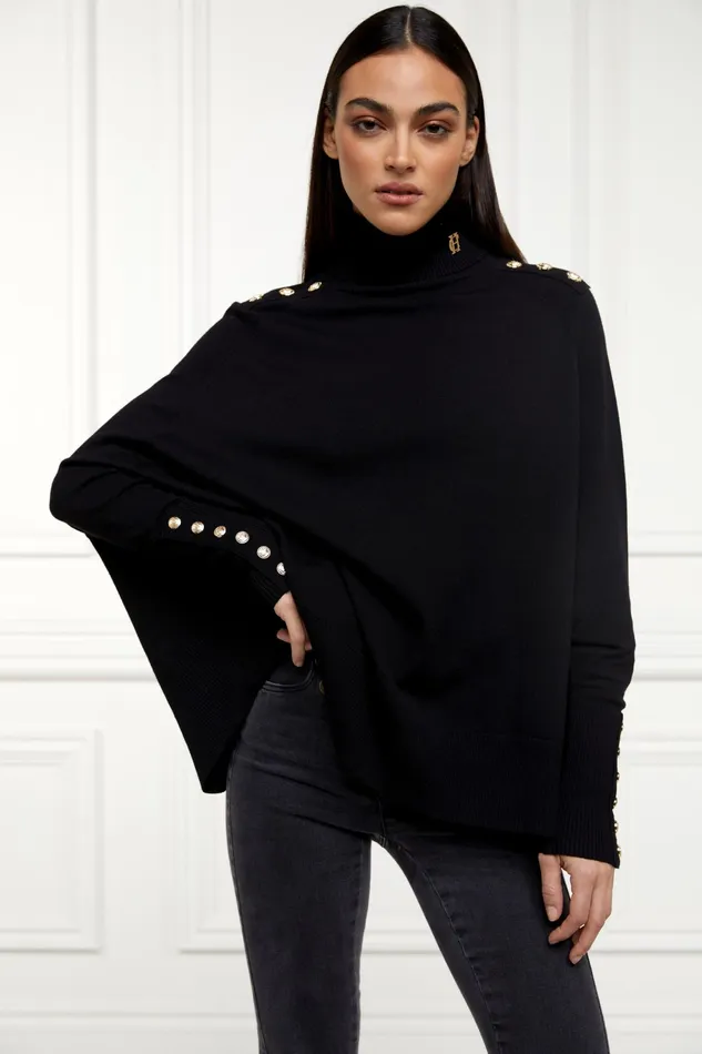 Holland Cooper Queensbury Cape Knit Women Capes