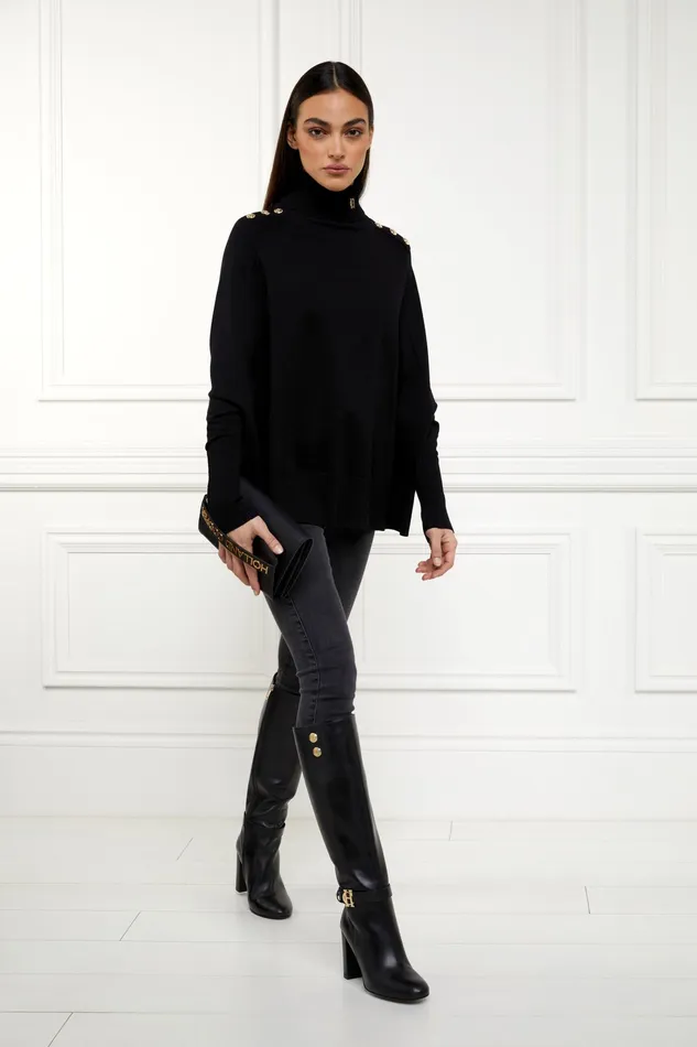 Holland Cooper Queensbury Cape Knit Women Capes