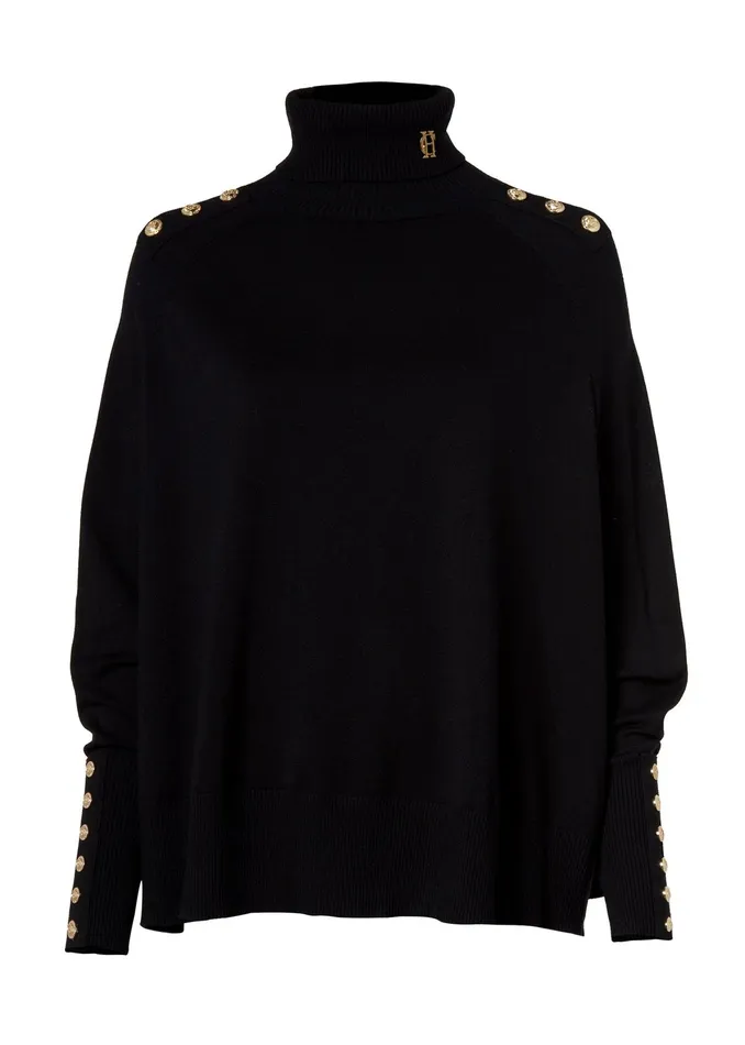 Holland Cooper Queensbury Cape Knit Women Capes