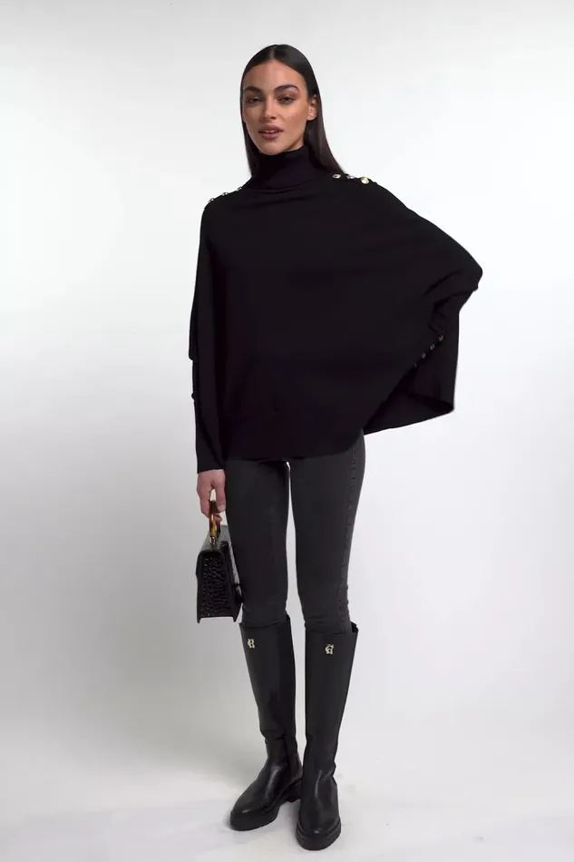 Holland Cooper Queensbury Cape Knit Women Capes