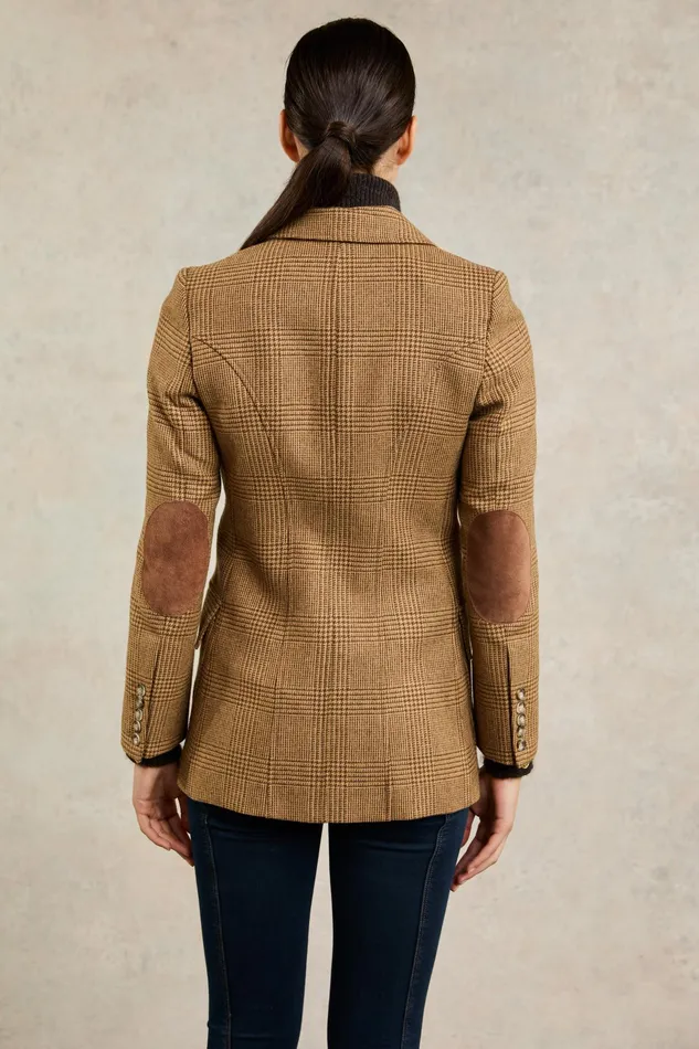 Holland Cooper Single Breasted Field Blazer Tawny Women Tailoring