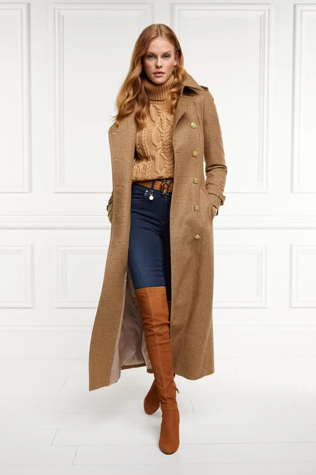 Holland Cooper Sloane Over The Knee Boot Tan Women Boots Holland Cooper Sloane Over The Knee Boot Tan Women Boots