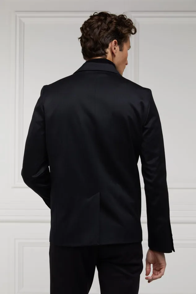 Holland Cooper The Double Breasted Blazer Black Barathea Women Tailoring
