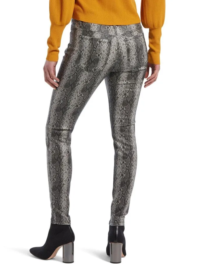 Hue Python Denim Leggings Brown Women Denim