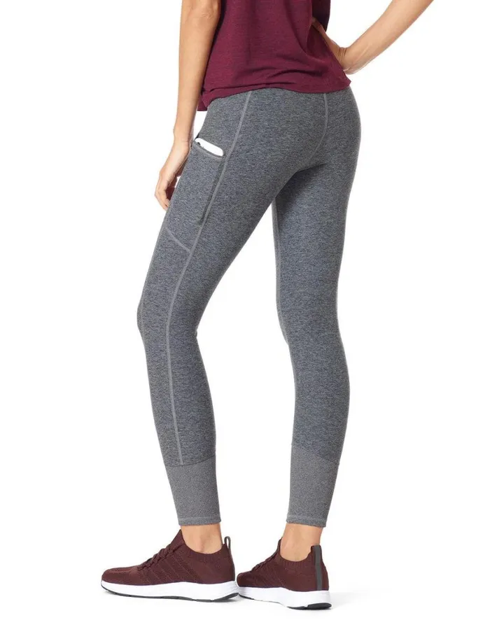 Hue Wide Waistband Hold It Leggings Black Women Knit